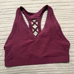 Avia Deep Burgundy Sports Bra